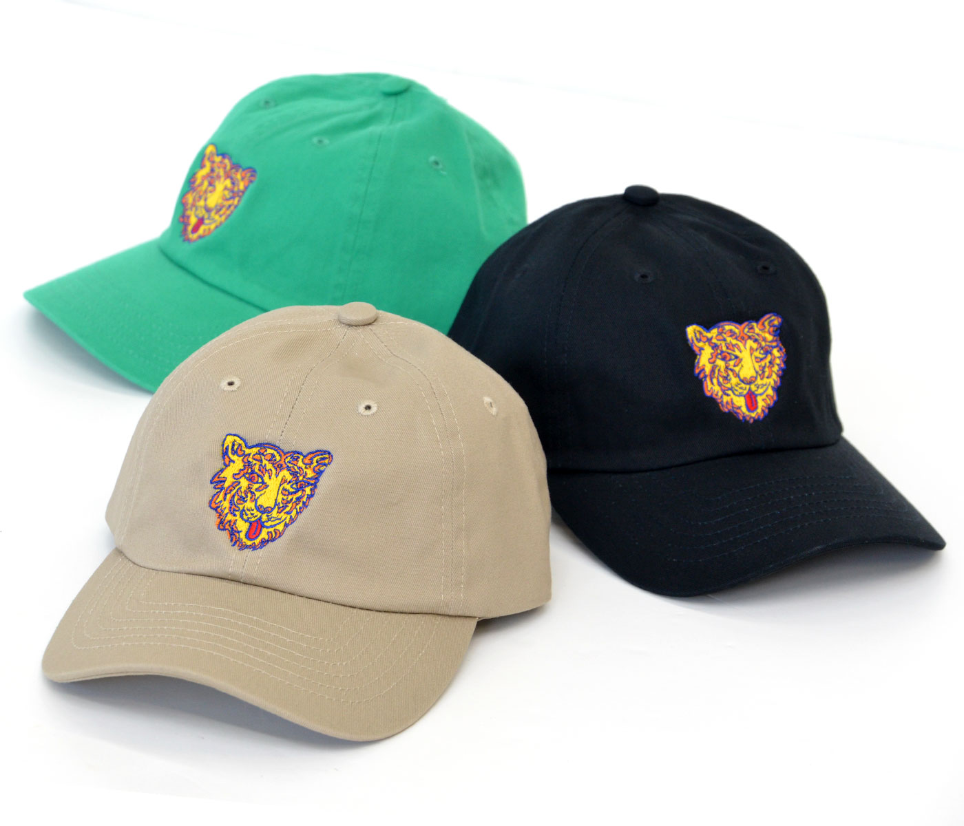 Tiger Embroidery Cap